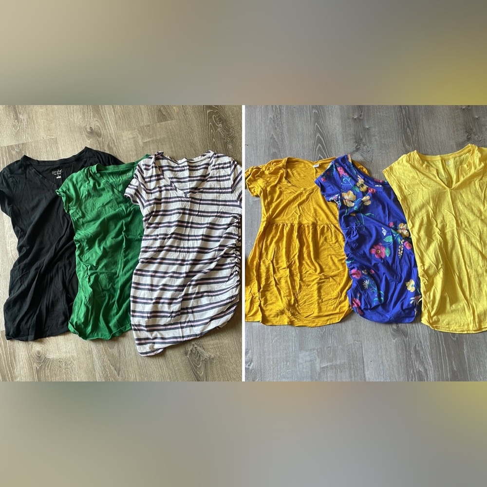 Isabel Maternity V Neck T Shirts and Gap/Old Navy